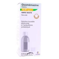 MYLAN OXOMEMAZINE SANS SUCRE 0,33 mg en sirop