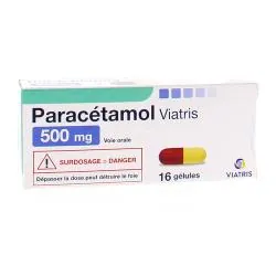 MYLAN Paracetamol 500mg x16 géllules