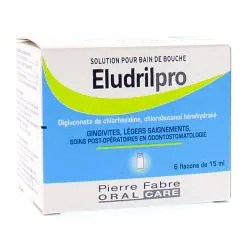 Eludrilpro Solution pour bain de bouche  6 flacons 15ml