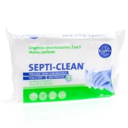 GIFRER Septi Clean Lingettes désinfectantes 2en1 x70