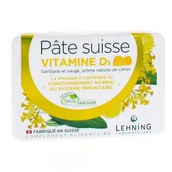 LEHNING Pate suisse vitamine D3 x40 gommes