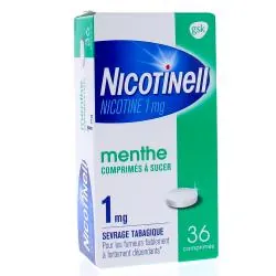 NICOTINELL menthe 1 mg boîte de 36 comprimés