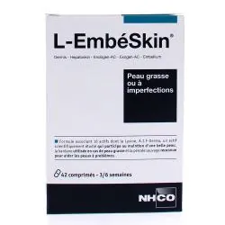 NHCO Dermatologie - L Embéskin Peau grasse ou à imperfections x42 gélules