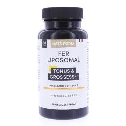NAT & FORM Fer liposomal x60 gélules