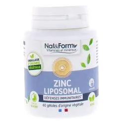 NAT & FORM Zinc Liposomal x60 gélules
