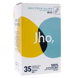 JHO Protèges-Slips adaptables en coton bio normal x35