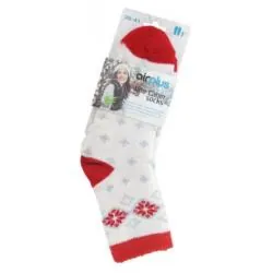 AIRPLUS Femme - Aloe Cabin Chaussettes Hydratantes blanc rouge