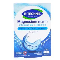 B-TECHNIE Magnésium Marin + B6 + Rhodiola 30 gélules