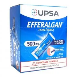EFFERALGAN 500mg fruits rouges x16 sachets de granules UPSA
