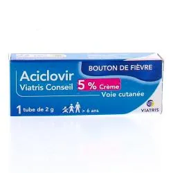 MYLAN Aciclovir 5% crème tube 2g