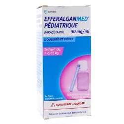 UPSA EfferalganMed Pédiatrique Paracétamol 30mg/ml solution buvable 90ml