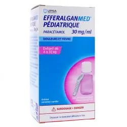 EFFERALGANmed Pédiatrique Paracétamol 30mg/ml solution buvable UPSA 150ml