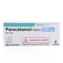 PARACETAMOL 500mg x16 comprimés