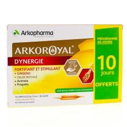 ARKOPHARMA Arkoroyal - Dynergie ampoules buvables boite de 30 ampoules