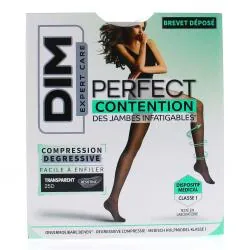 DIM Perfect contention - Collant transparent 25D couleur noir