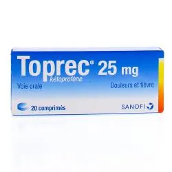 SANOFI Toprec 25 mg - 20 comprimés