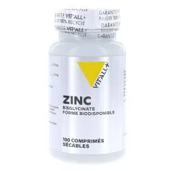 VIT'ALL+ Zinc bisglycinate 45mg x100 comprimés