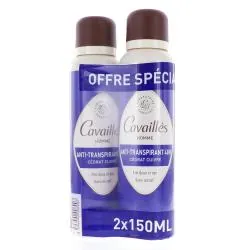 CAVAILLES Anti-transpirant Cédrat cuivré Homme 150ml lot de 2