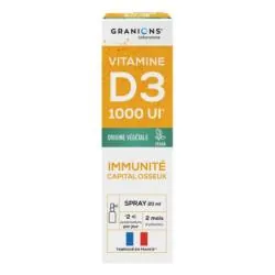 GRANIONS Les essentiels - Vitamine D3 1000 UI Spray 20 ml