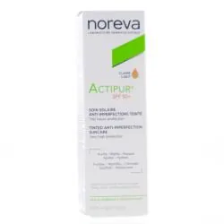 NOREVA Actipur SPF50+ Soin solaire anti imperfections teinté Tube 30ml