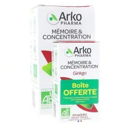 ARKOPHARMA Arkogelules - Ginkgo Bio lot 150 + 45 gélules