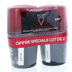 VICHY Homme Détranspirant anti-odeur 96h Roll-on lot de 2 x 50ml