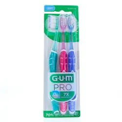 GUM Technique PRO brosse à dents compacte n°525 souple x3