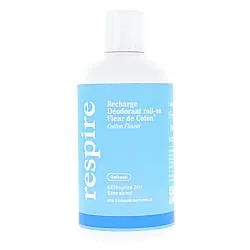 RESPIRE Recharge Déodorant roll-on Fleur de Coton flacon 150ml