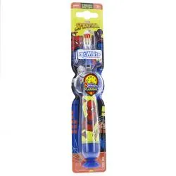 MRWHITE Brosse à dent souple Spiderman Flash timer