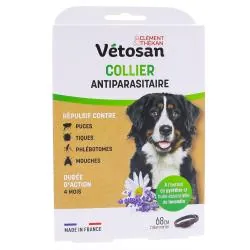 VETOSAN Collier Répulsif pour chien 68cm