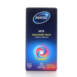 MANIX Mix Discovery Pack 12 Préservatifs