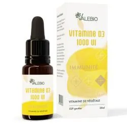 VALEBIO Vitamine D3 1000 UI 20ml