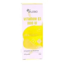 VALEBIO Vitamine D3 1000 UI 20ml