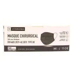 HYDROMED Masques Chirurgicaux 50 pièces