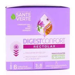 SANTE VERTE Digest Confort Rectolax 6 canules de microlavement