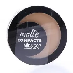 MISS COP Poudre compacte matifiante beige