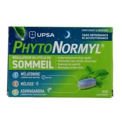UPSA PhytoNormyl Régulateur du Cycle du Sommeil x30 comprimés