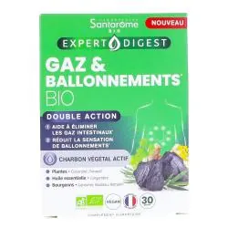 SANTAROME Expert Digest - Gaz et Ballonnements Double Action x30 Gélules