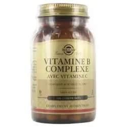 SOLGAR Vitamine B Complexe avec vitamine C x100 tablettes