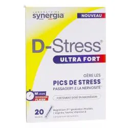 SYNERGIA D-Stress Ultra Fort x20 Sachets