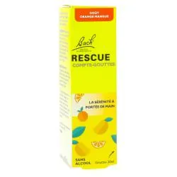 LES FLEURS DE BACH Rescue - Compte-gouttes Orange - Mangue 20ml