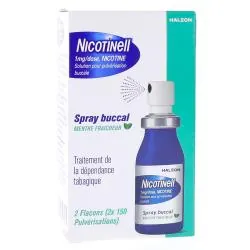 NICOTINELL 1 mg/dose, solution pour pulvérisation buccale 2 sprays