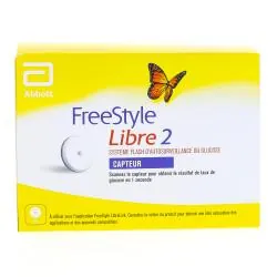 ABBOTT Freestyle libre 2 capteur - Système Flash d'Autosurveillance du Glucose
