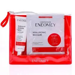 ENEOMEY Trousse Solaire Sunlight Screen Crème Solaire SPF50 + Hyaluronic Masque OFFERT