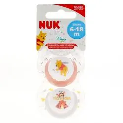 NUK Sucettes Winnie physiologiques 6 - 18 mois