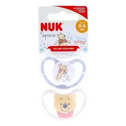 NUK Sucettes Winnie physiologiques 0 - 6 mois