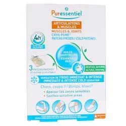 PURESSENTIEL Articulations et muscles Cryo Pure x3 patchs