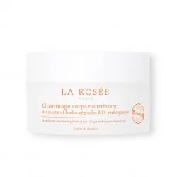 LA ROSÉE Gommage corps nourrissant au sucre et aux huiles végétales BIO pot 200ml