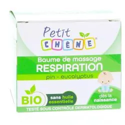 LES 3 CHENES Petit Chêne - Baume de Massage Respiration Bio 40ml