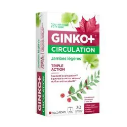 GINKO+ Circulation - Jambes Lourdes x30 comprimés